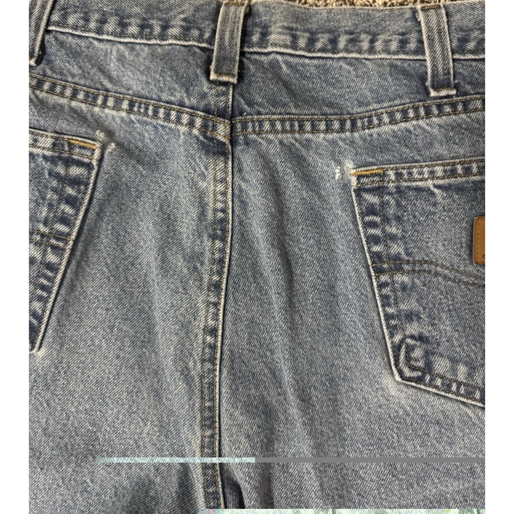 Carhartt Jeans Mens 38x36 Blue Denim B480 DSP Traditional - Picture 6 of 10
